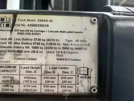 Montacargas Eléctrico (4 ruedas) - Hyster E65XN-40 (7)