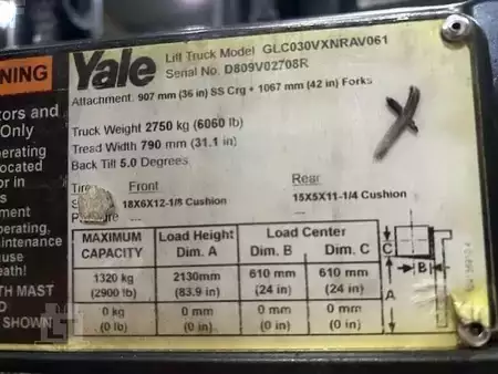 Propane Forklifts 2017  Yale GLC030VX (8)