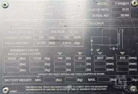 Rough Terrain Forklifts 2016  HOIST P360 (2)