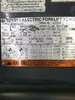 Montacargas Eléctrico (4 ruedas) 2016  Toyota 8FBCHU25 (2)