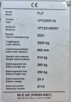 Handhubwagen 2021  Unicarriers PLF 1PT/250FJN (9)