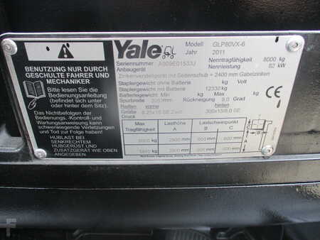 Treibgasstapler 2011  Yale GLP80VX-600 (7)
