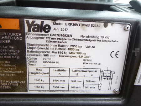 Yale ERP20VT MWB