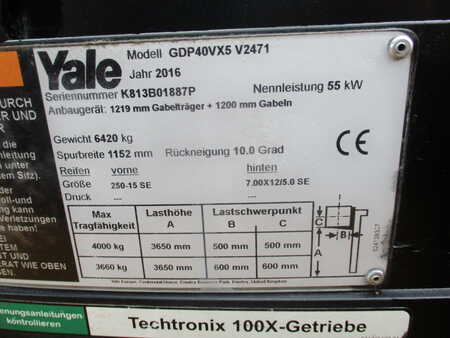 Dieselstapler 2016  Yale GDP40VX5 (8)