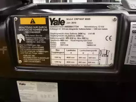 Elektro 4 Rad 2010  Yale ERP16VF MWB (8)