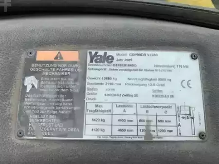 Dieselstapler 2009  Yale GDP90DB (9)