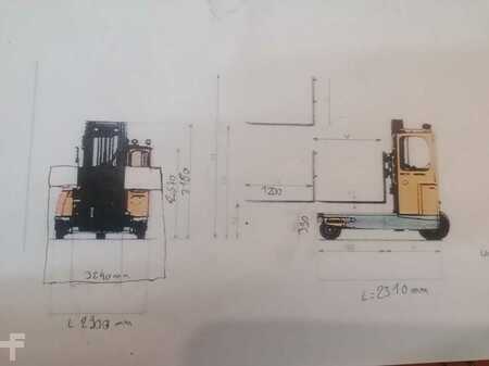Four-way trucks 2002  Combilift ESA30 (8)