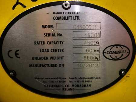 Wózki widłowy boczny 2012  Combilift C4500GTE (5)