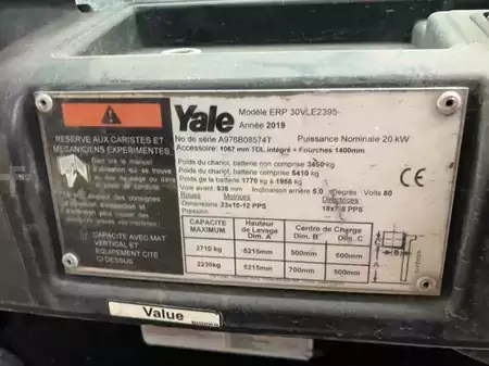Elektro čtyřkolový VZV 2019  Yale ERP30VL (12)