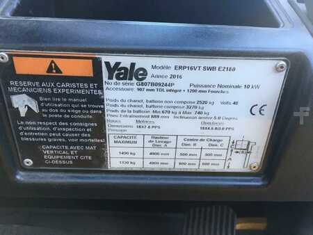 El Truck - 4-hjul 2016  Yale ERP16VT SWB (13)