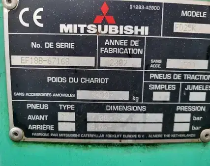 Dieselový VZV 2002  Mitsubishi FD25K (5)