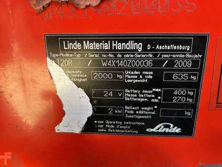 Pallet Trucks Sit-Down 2009  Linde T20R (5)