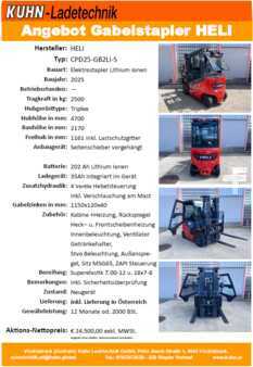 4-wiel elektrische heftrucks 2025  Heli CPD25-GB2LI-S (1)