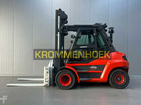 Diesel truck 2021  Linde H 80 D-03 Cascade Roterende vorkenklem (2)