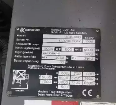 Elektro 4 Rad 1998  Kalmar EB8-600 (6)