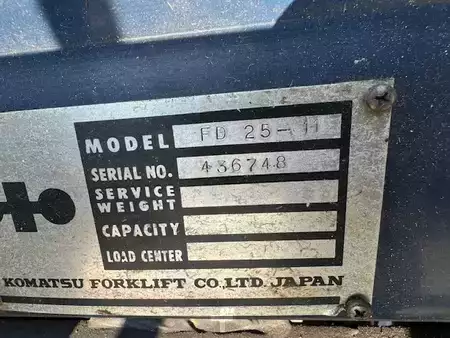 Dieseltruck 1993  Komatsu FD25 (2)
