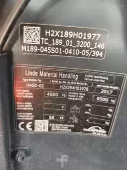 Dízel targonca 2017  Linde H45D-02 (8)