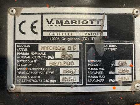 Elektro tříkolové VZV 1996  Mariotti MYCROS 8C (8)