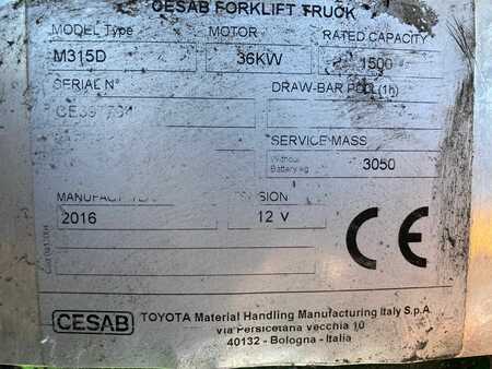 Diesel gaffeltruck 2016  Cesab M315D (5) 
