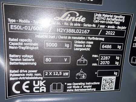 Elettrico 4 ruote  Linde E50L-01/600 (8) 