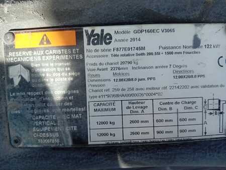 Carrello elevatore diesel 2014  Yale GDP160EC V3065 (5)