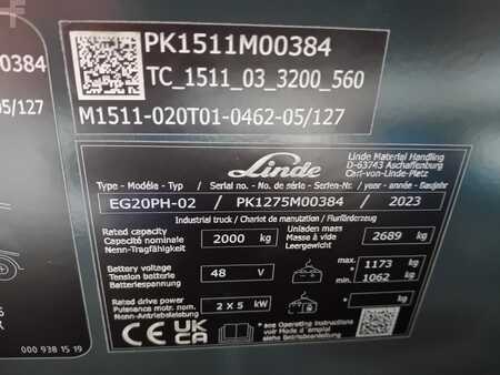 Carrelli elettrici 4 ruote 2023  Linde EG20PH-02 (7)