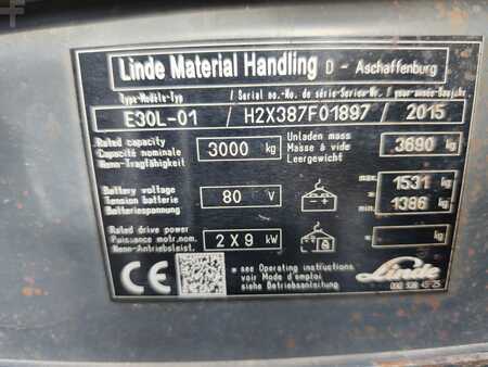 Carrelli elettrici 4 ruote 2015  Linde E30L-01 (5)