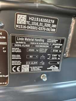 Carrelli elettrici 4 ruote 2018  Linde E45HL-01/600 (7)