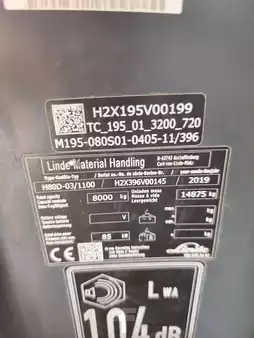 Dieselstapler 2019  Linde H80D-03/1100 (7)