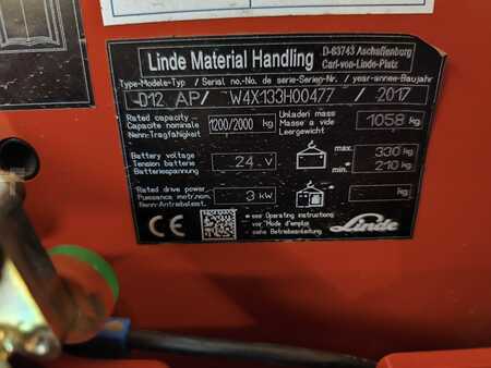 Hochhubwagen 2017  Linde D12AP (6)