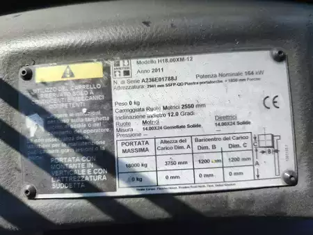 Diesel gaffeltruck 2011  Hyster H18.00XM12 (8)