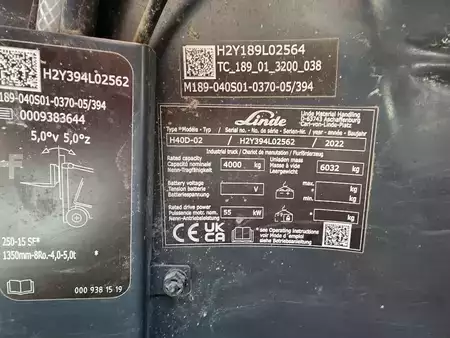 Diesel heftrucks 2022  Linde H40D-02 (5)