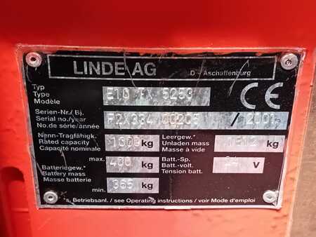 3-wiel elektrische heftrucks 2001  Linde E10TX (3)