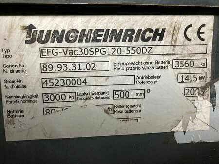 Elektromos 4 kerekű 2003  Jungheinrich EFG-VAC30 (3)