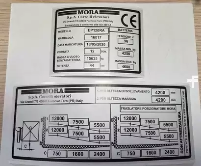 El Truck - 4-hjul 2020  Mora EP120RA (7)