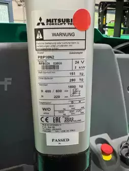 Hochhubwagen 2022  Mitsubishi PBP16N2 (4)