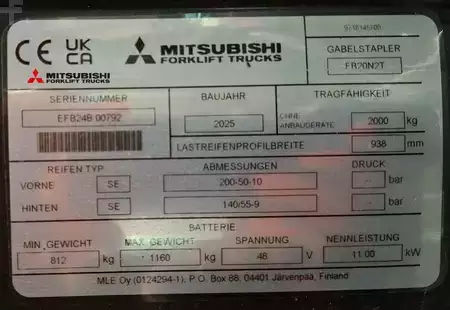 El truck - 3 hjulet 2025  Mitsubishi FB 20 N2T (7)