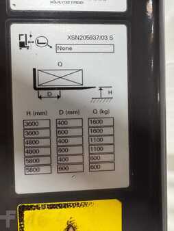 Atlet Fahrerquersitzstapl. - 160SDTFV580XSN - 3.098 Std.