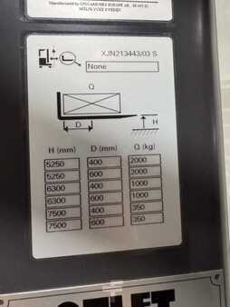 Unicarriers 200SDTFVS750XJN - 693 Std. - HH 7.500 mm