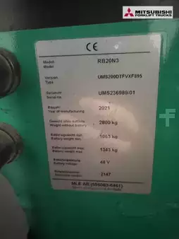 Schubmaststapler  Mitsubishi RB20N3 - 5631 (5)