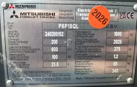 Ledestabler 2025 Mitsubishi PBP 18 QL (6)