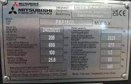 Ledestabler 2025 Mitsubishi PBP 18 QL (6)