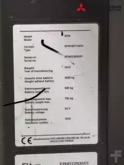 Vertikální vychystávací vozík 2019  Unicarriers EPM 100 TVI 470 - 2735 Std. (5)