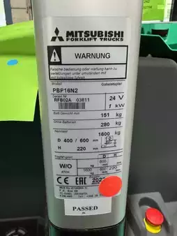 Hochhubwagen 2022  Mitsubishi PBP16N2 (4)