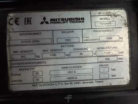 Elektrisk- 3 hjul 2022  Mitsubishi eStapler - 3-Räder - FB16ANT - 852 Std. - HH 4.750 (5)