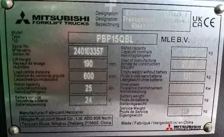 Pinontavaunu 2026  Mitsubishi PBP 15 QBL (5)