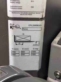 Vertical order pickers 2016  Unicarriers 100SVI180EPL - 1.459 Std. - HH 2.450 mm (5)