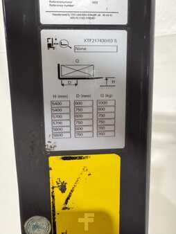 Unicarriers Fahrerquersitz - TELESKOPGABELN - Hub.5.800mm - 1t