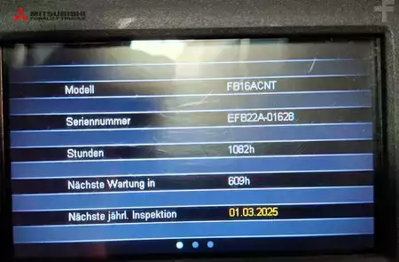 Elektro 3 Rad 2023 Mitsubishi FB 16 ACNT (5)