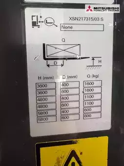 Seitenstapler 2018  Unicarriers 160SDTFV580XSN - 3245 Std. (5)